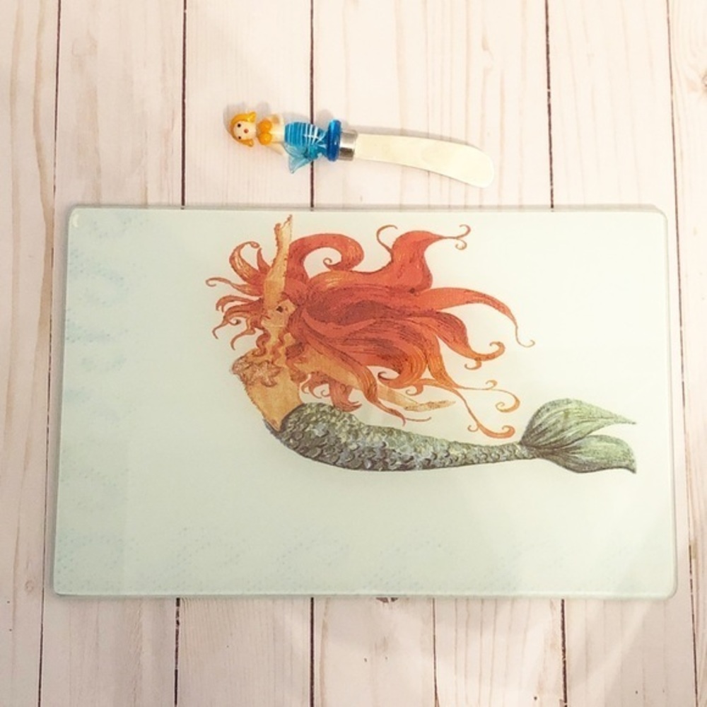 Mermaid Cutting Board Set‎